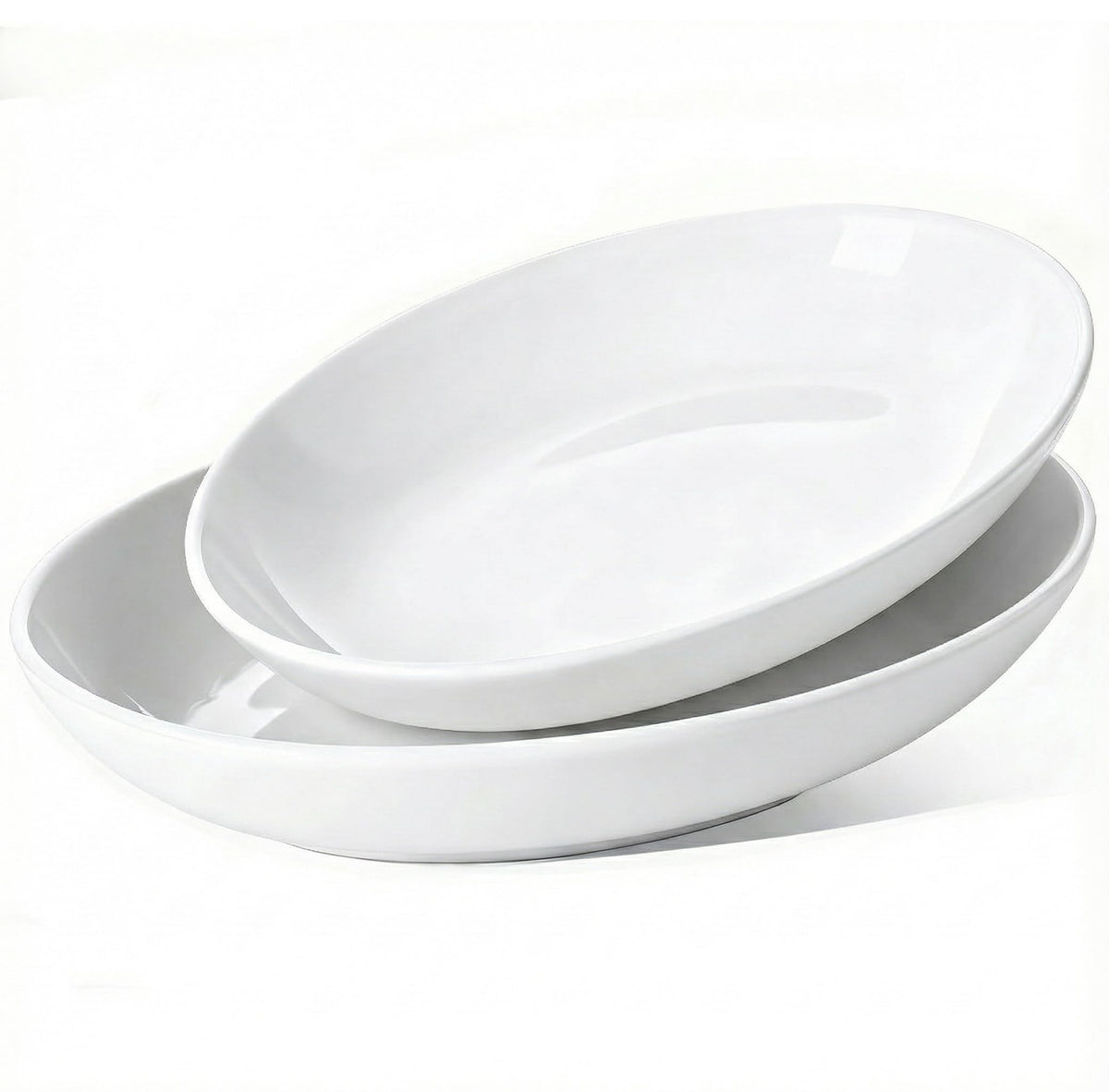 Gacoree large oval platter for turkey with deep rim to minimize spills.