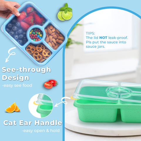 GadgBlizza Bento BPA-free wheat-straw material for daily use