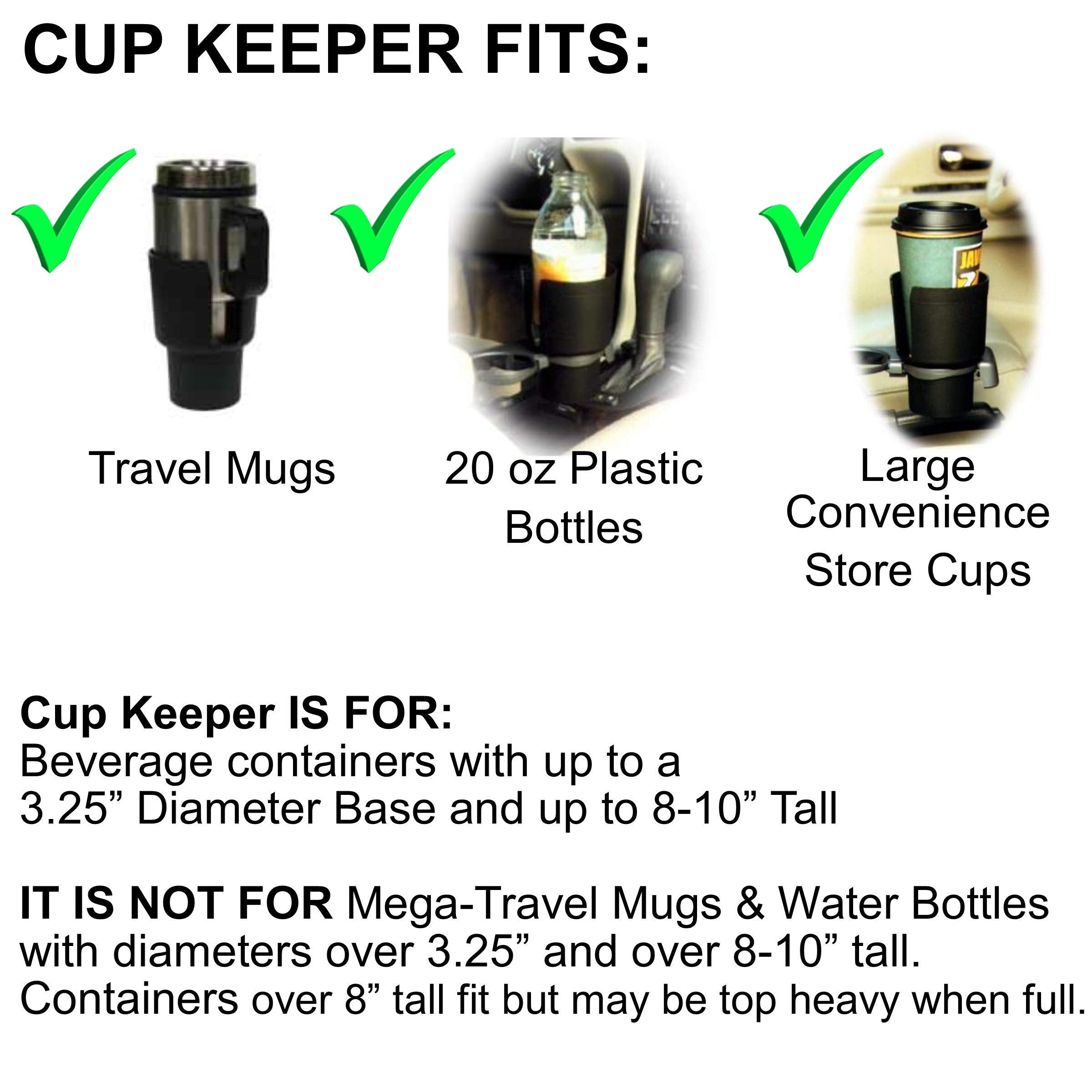 Gadjit Cup Keeper is USA made with durable poly-resin construction