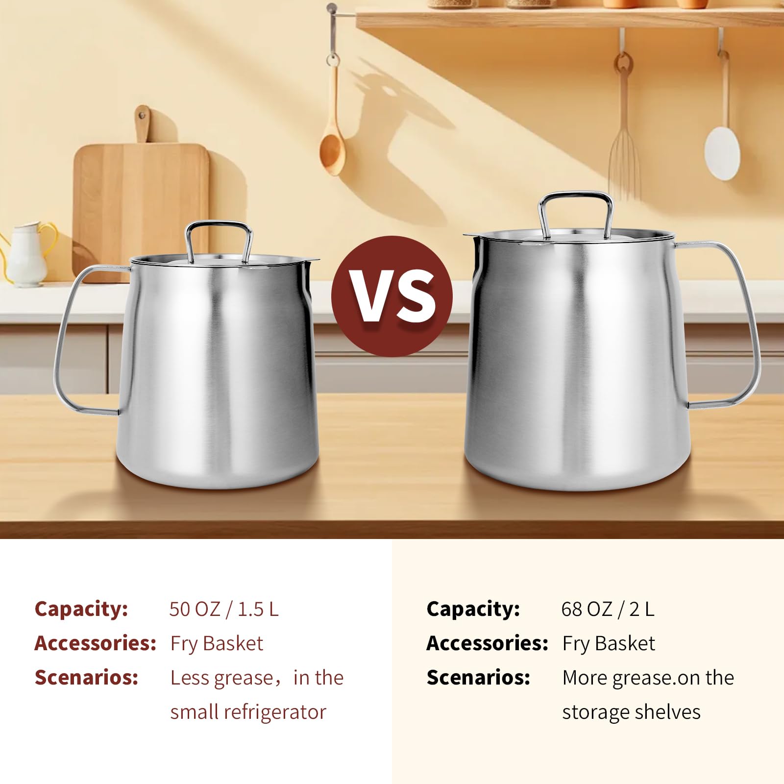 GADO multi-functional oil filter pot saves oil and streamlines cooking