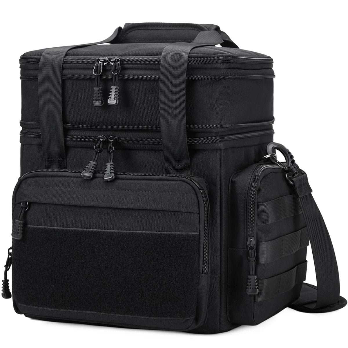 Gafetrey large tactical lunch box front view for on-the-go meals and durable daily use.