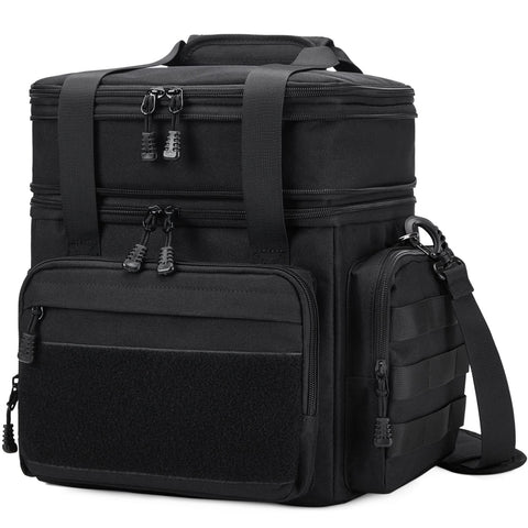 Gafetrey large tactical lunch box front view for on-the-go meals and durable daily use.