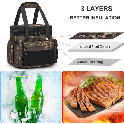 Gafetrey leakproof aluminum lining prevents spills and eases cleaning.