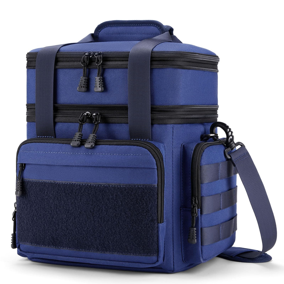 Gafetrey large lunch box with dual compartments for hot and cold meals at work