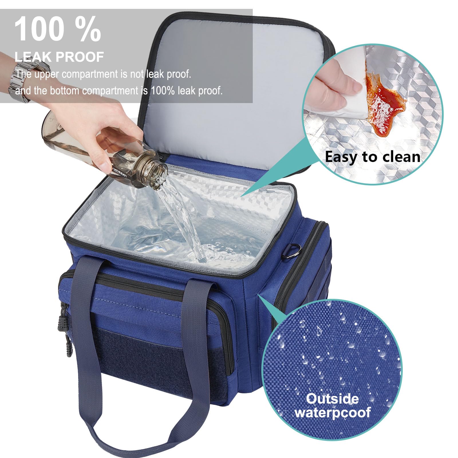 Gafetrey lunch box shows tactical design and patch area customization