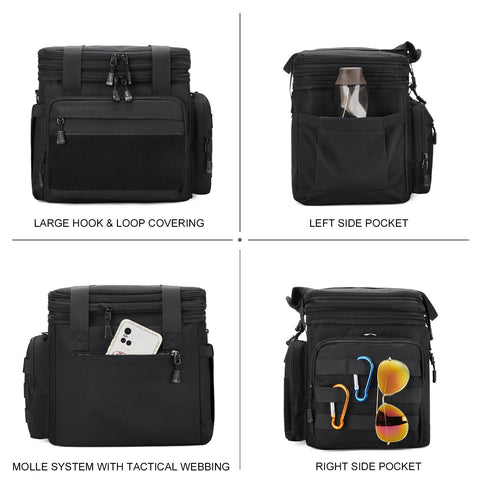 Gafetrey water-resistant and leakproof lining protects contents during rain or travel.