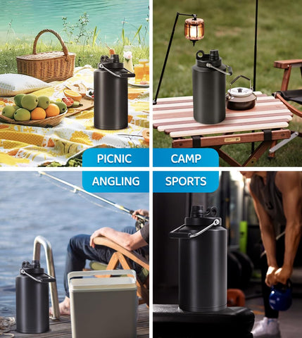 GAGANIU Gallon Water Jug dishwasher-safe design for simple cleaning.