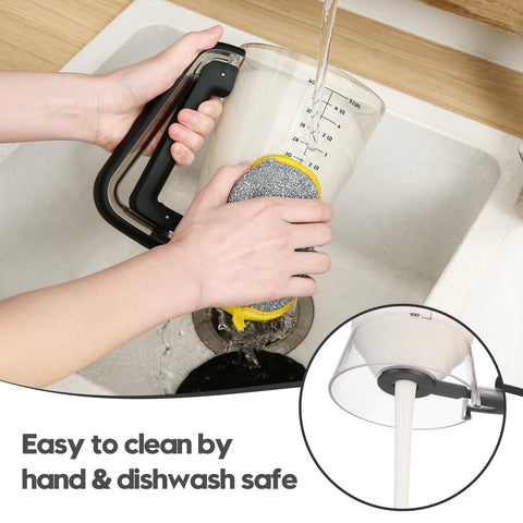 GAGAQI black batter dispenser blends into modern kitchens while supporting precise batter portions.