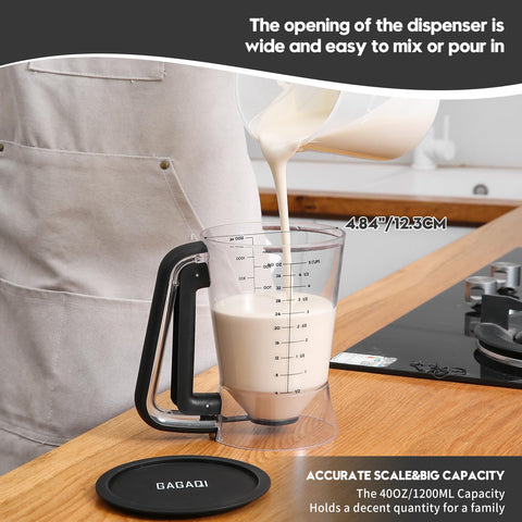 GAGAQI lid doubles as a drip tray to keep counters clean during cooking.