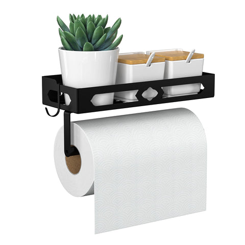 Gaguiup paper towel holder wall mount keeps towels within easy reach.