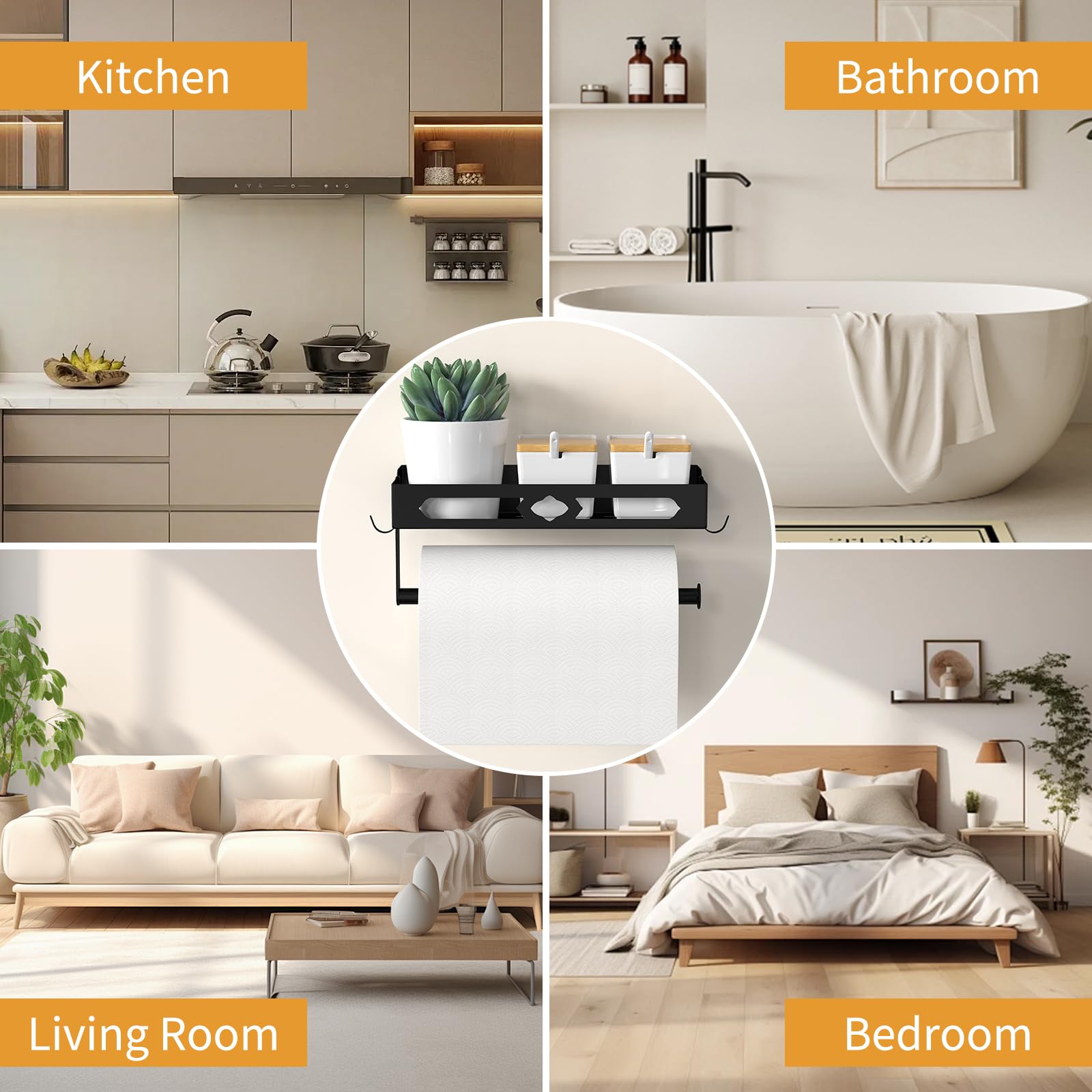 Gaguiup space-saving design ideal for kitchen, bathroom, and RV.