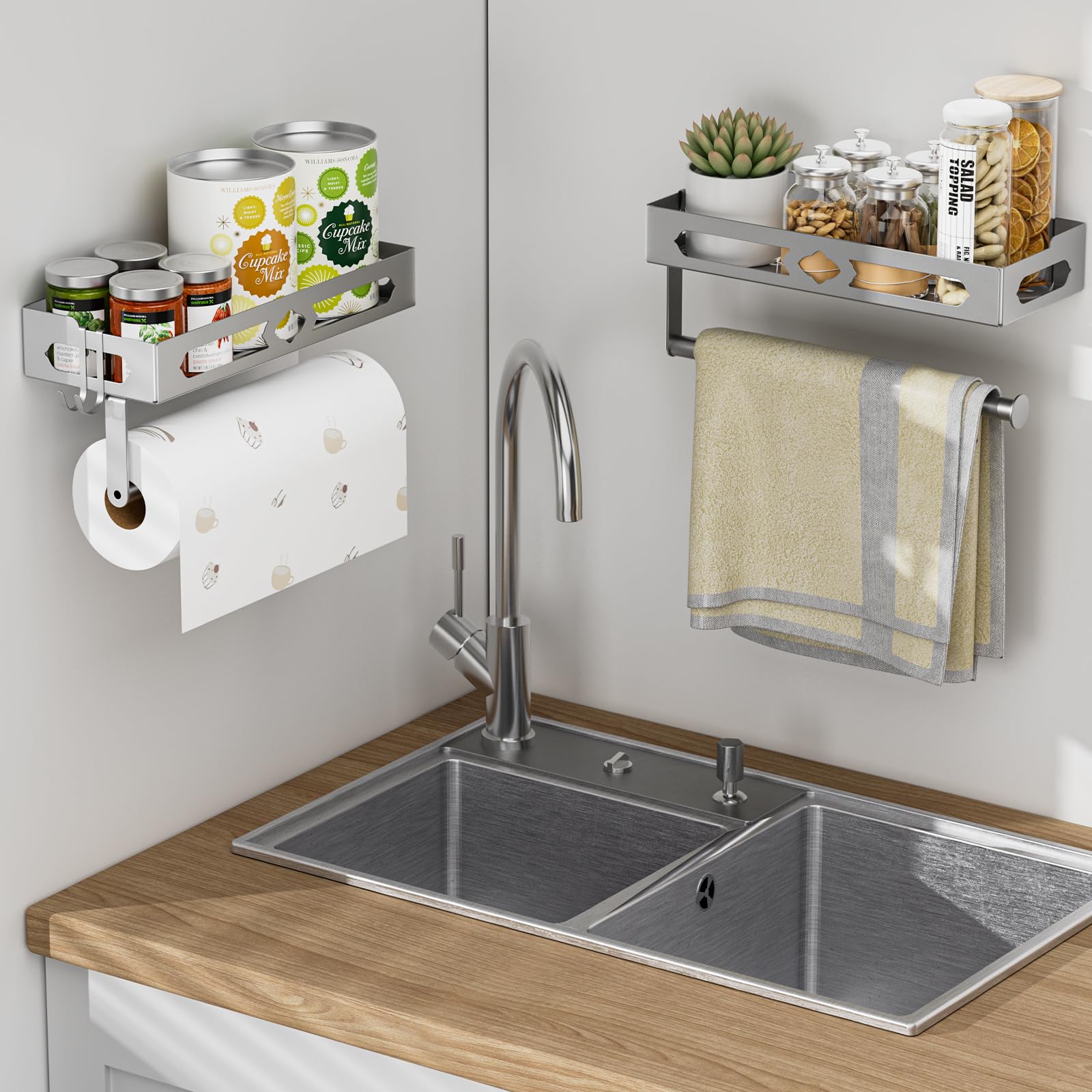 GAGUIUP rust-resistant matte grey finish adds durability and modern style.