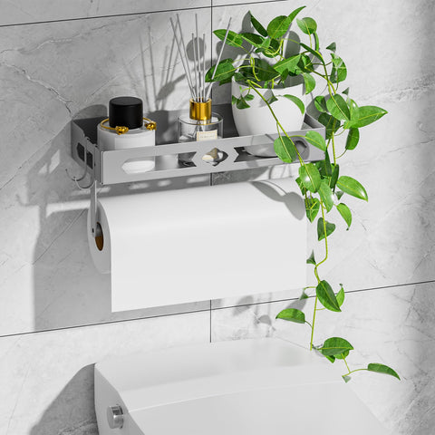 GAGUIUP top shelf storage for spices, wipes, and small gadgets within reach.