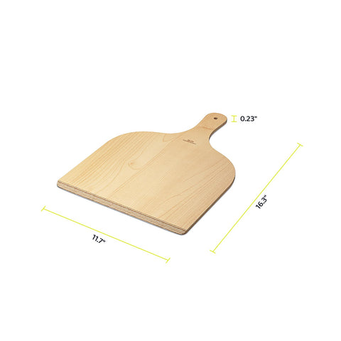 G.a HOMEFAVOR pizza-peel-beveled-edge for smooth transfers.