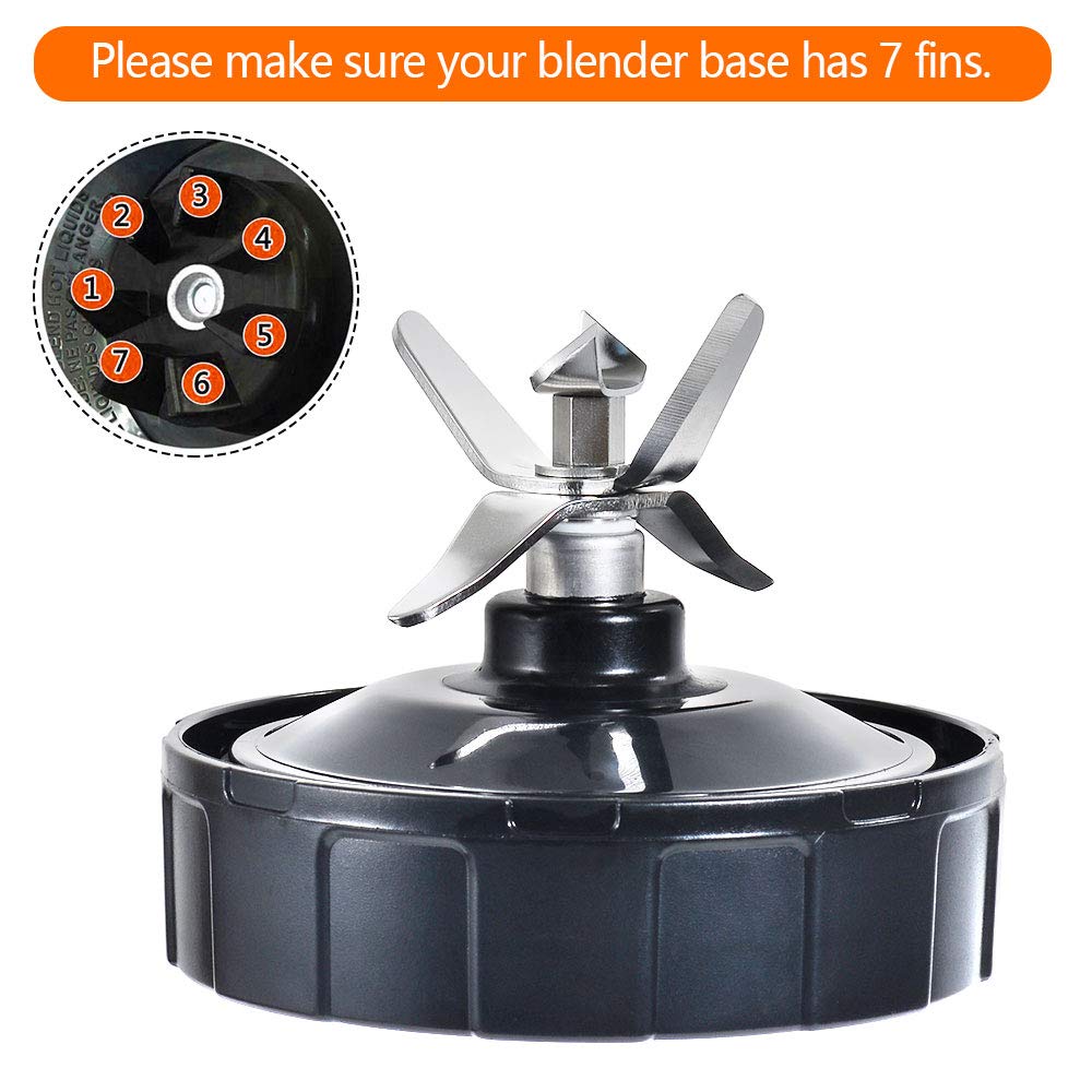 GahsElec blade dimensions: 3.9 inch diameter, 3.15 inch height