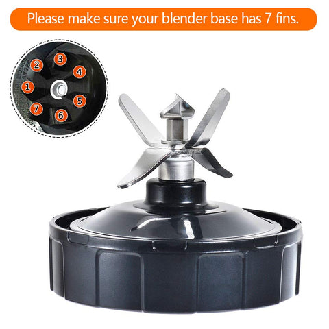 GahsElec blade dimensions: 3.9 inch diameter, 3.15 inch height