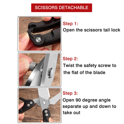 GAIFONGRE poultry shears rust-resistant construction for long-lasting performance