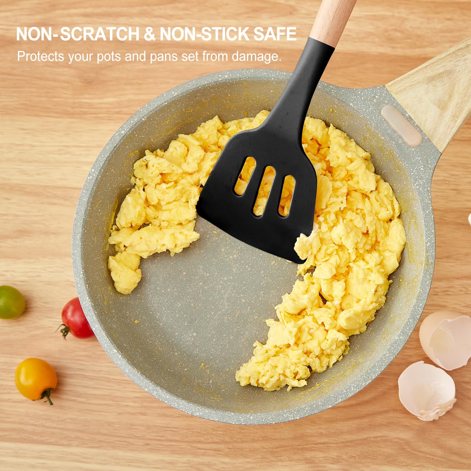 Gaixvny egg separator included; precise separation with heat-resistant silicone