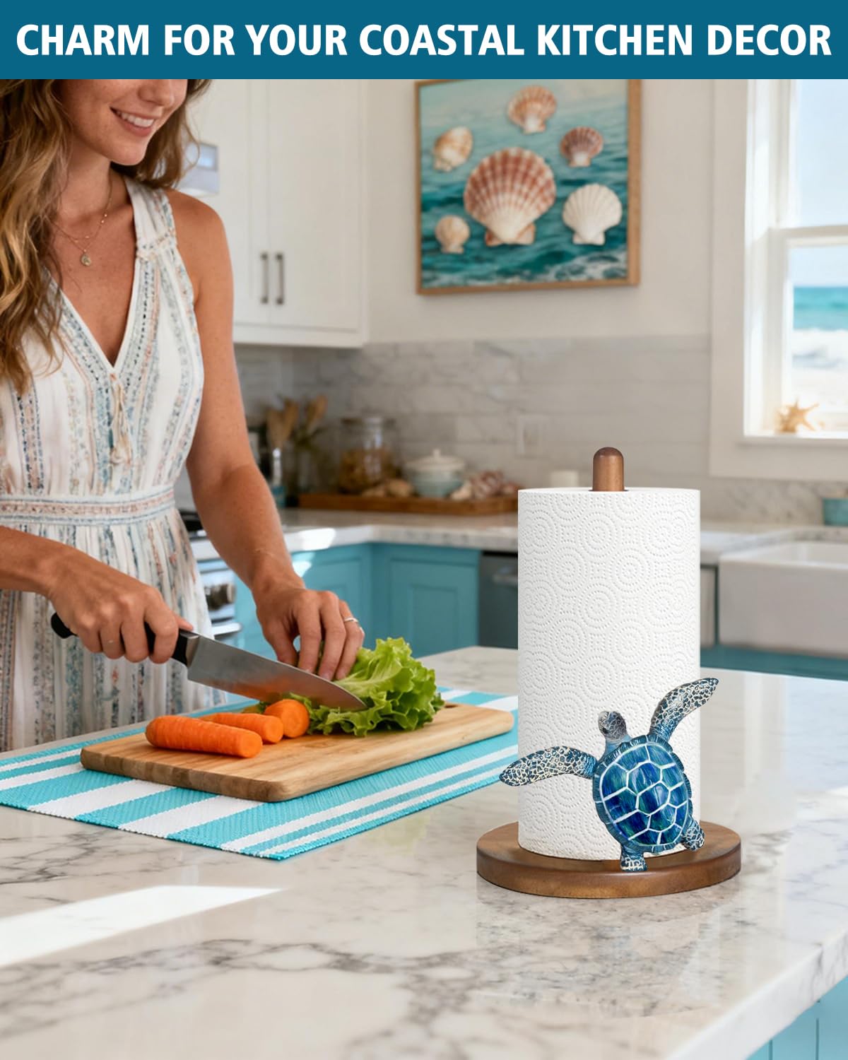 GAJ ideal housewarming coastal turtle gift for coastal decor lovers