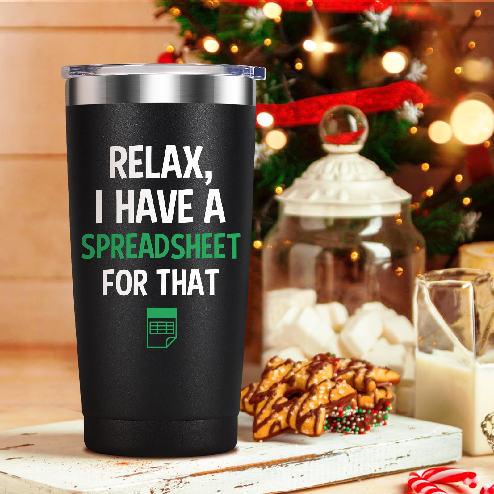 GALAROES 20oz insulated tumbler keeps drinks hot or cold, perfect for long workdays.