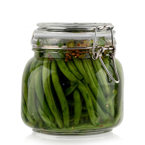 Galashield 24 oz glass jar with lid enables pantry organization and freshness