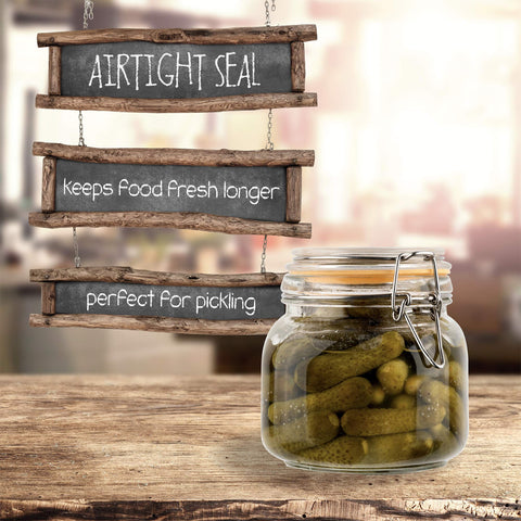 Shock-resistant glass Galashield jar protects contents during daily use