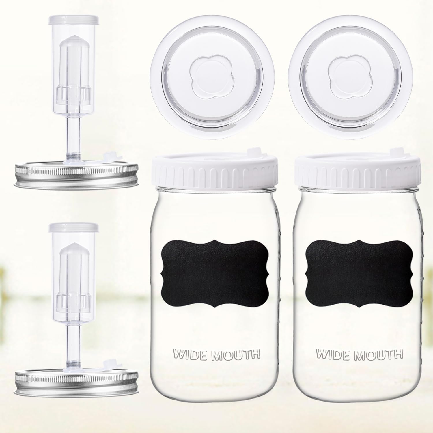 Galssmagic airlocks provide controlled fermentation environment