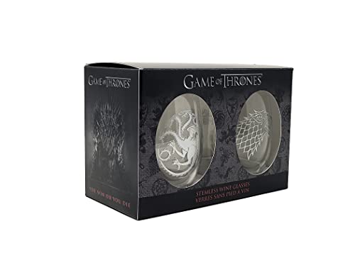 Game of Thrones Targaryen sigil wine glass ideal for themed dinners and display