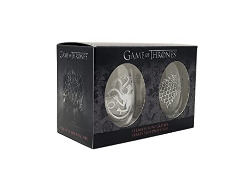 Game of Thrones Targaryen sigil wine glass ideal for themed dinners and display
