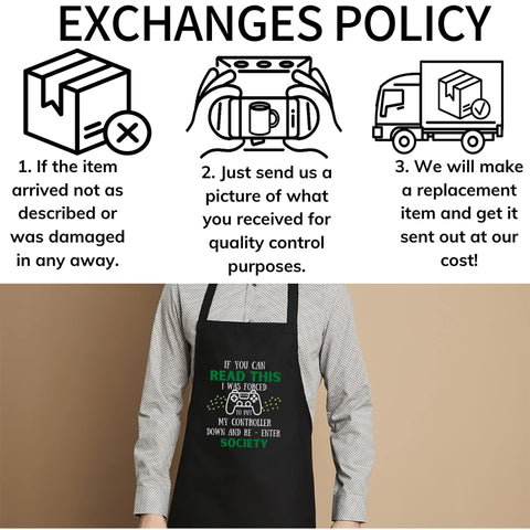Gamer Black Apron ideal gift idea for teens, moms, and DIY cooks.