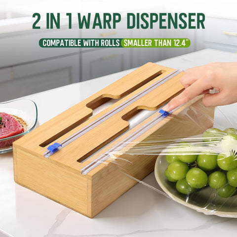 Gamtik organizer features large openings for effortless refilling of bags and wraps.