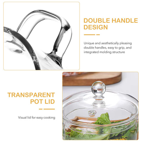 GANAZONO borosilicate glass withstands quick temperature changes for versatile cooking
