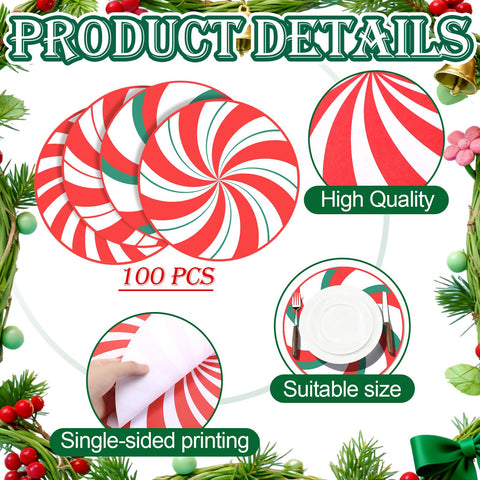 Gandeer disposable Christmas placemat pack for easy event cleanup