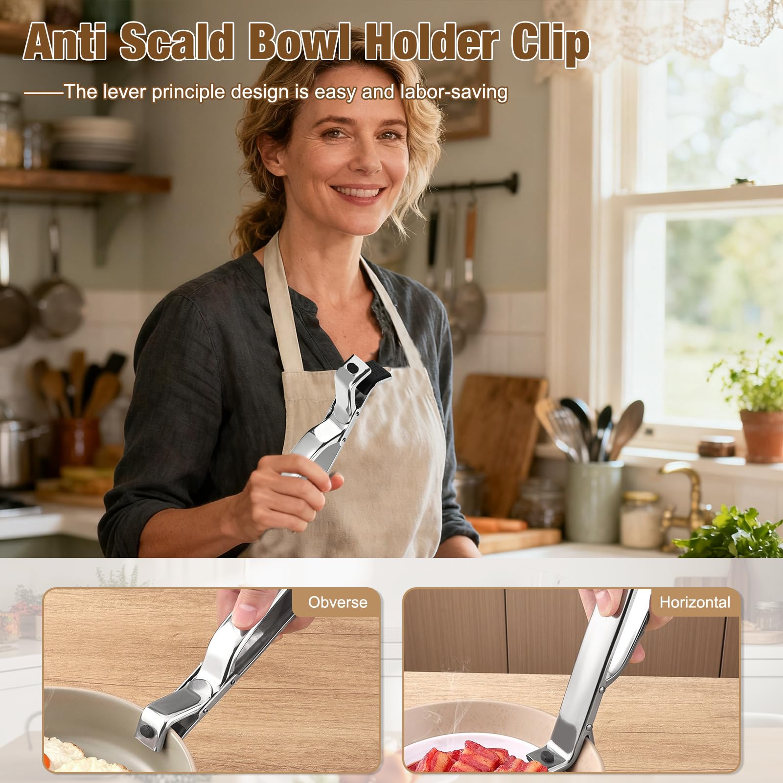 GandRmim stainless steel anti-scald handle protects hands