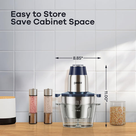 GANIZA bi-level blades for precise texture control in blends and sauces