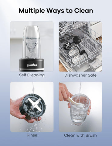 Ganiza easy clean detachable parts simplify cleanup