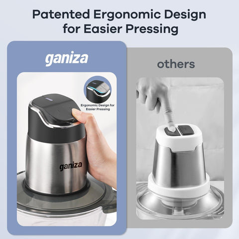 Ganiza 8-cup glass bowl offers clear prep visibility