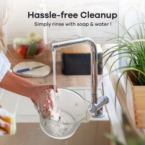 Ganiza easy-clean removable blades simplify cleanup after cooking.