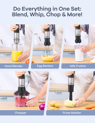 Ganiza dishwasher-safe parts simplify cleanup after cooking