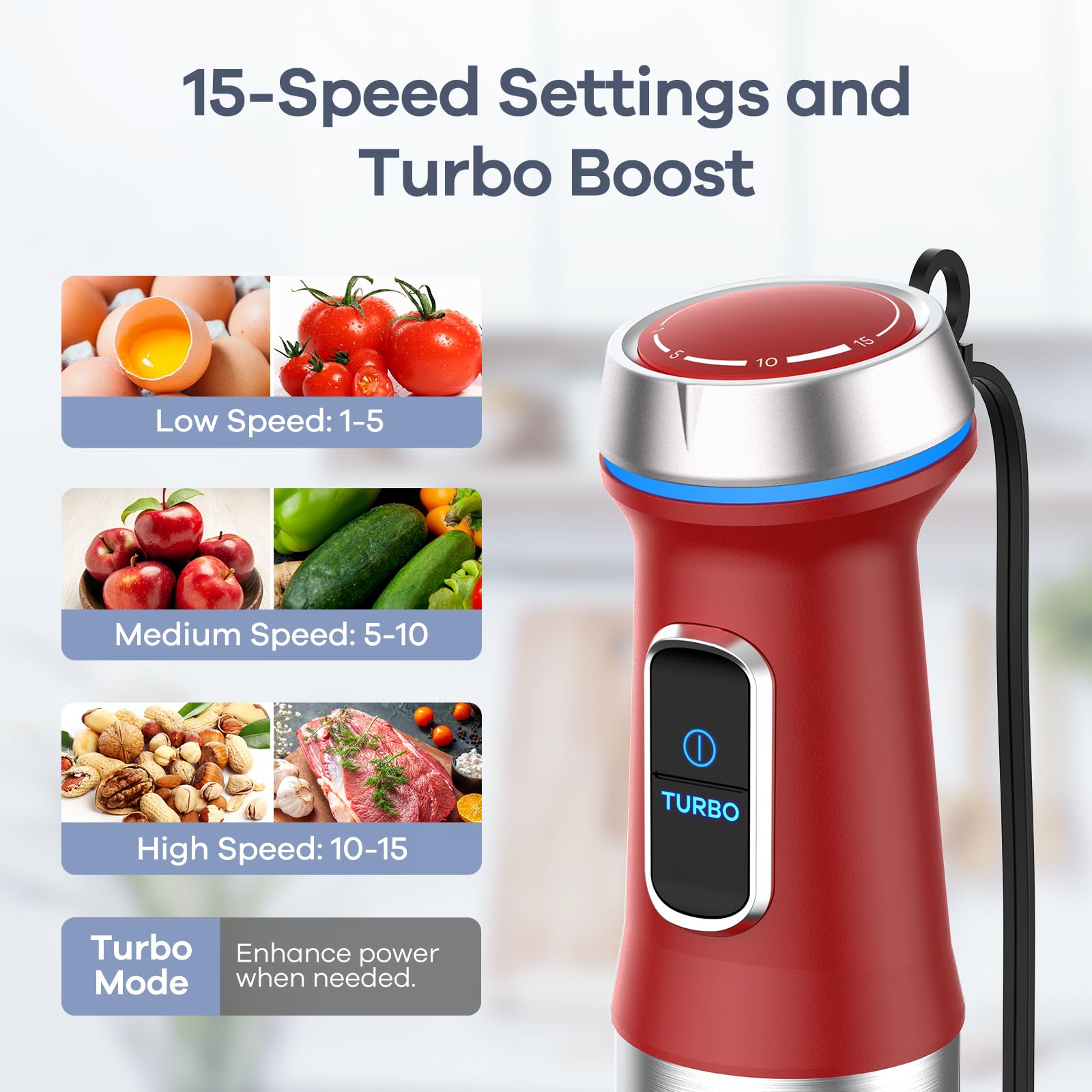 Ganiza 4-leaf stainless blade with guard protects cookware