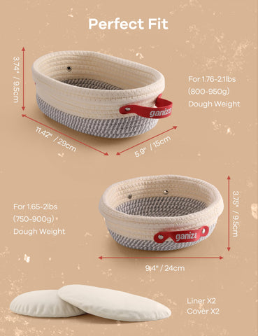 Ganiza moisture-control basket in use, showing airflow and crust potential.