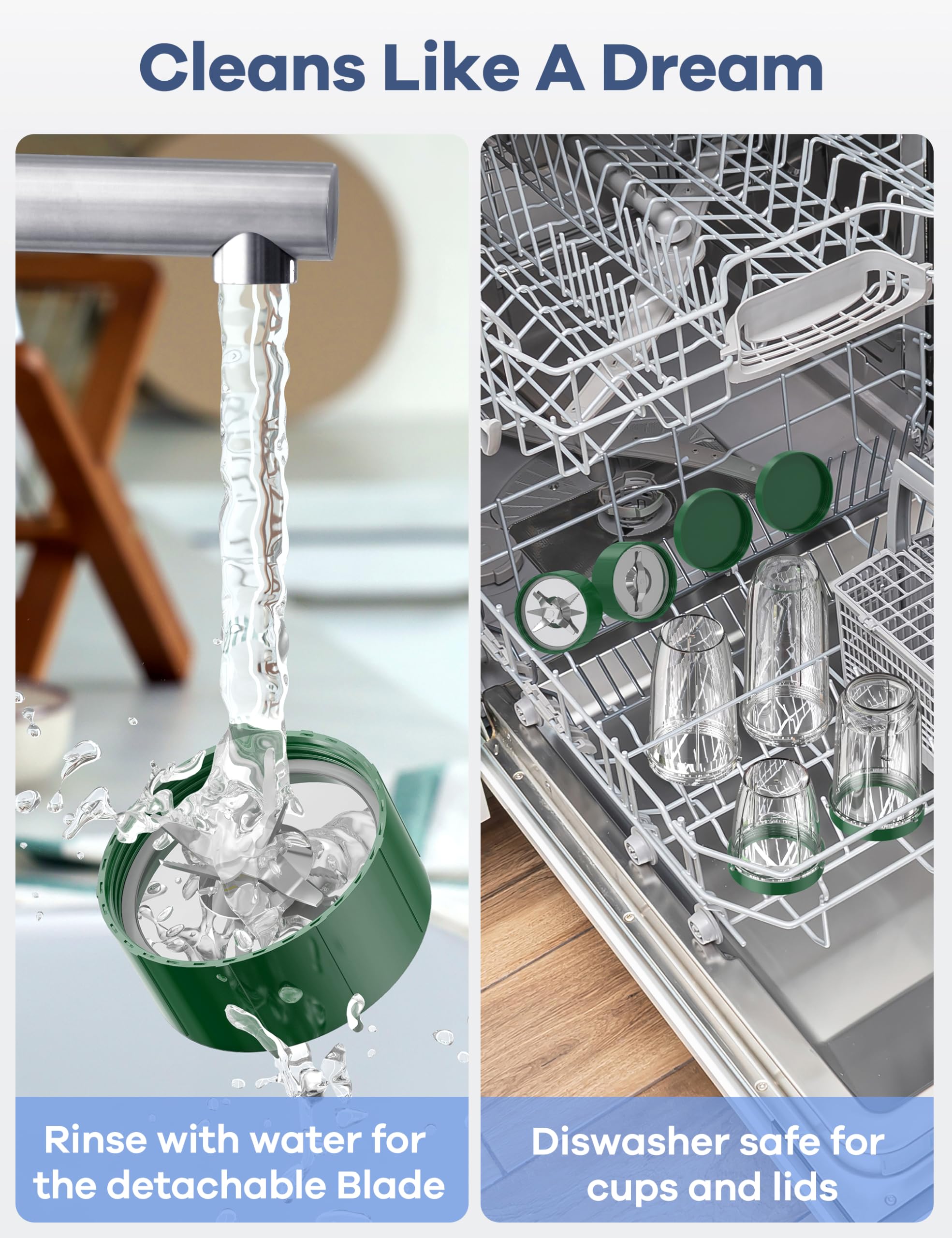 Ganiza portable 24 oz cup for on-the-go smoothies.