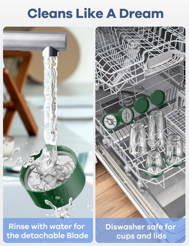 Ganiza portable 24 oz cup for on-the-go smoothies.