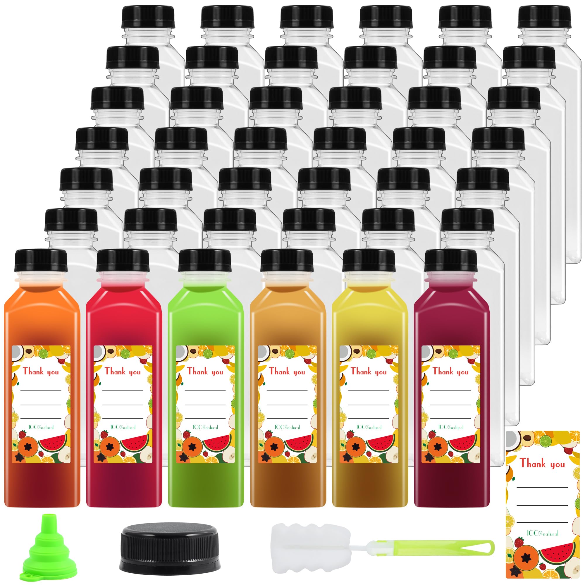 Garandad 36-pack bottles with lids for easy, portable beverages.