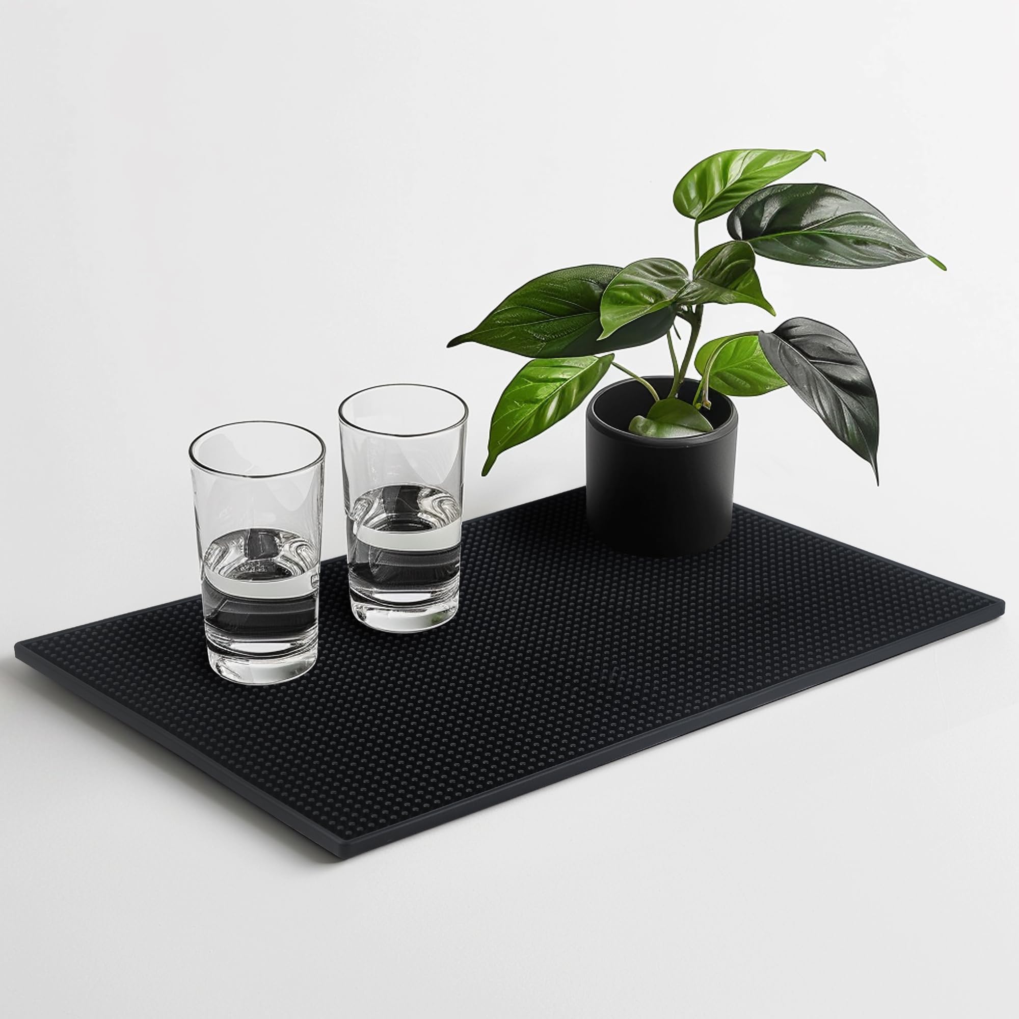 Garandad bar mat is easy to rinse with warm water.