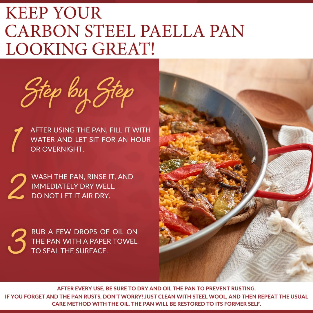Serving 2 to 4: Garcima Pata Negra pan ideal for small gatherings.