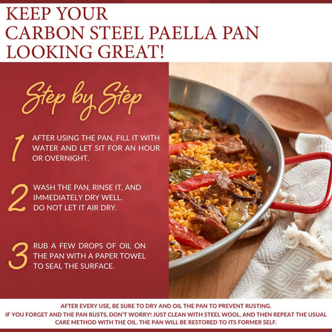 Serving 2 to 4: Garcima Pata Negra pan ideal for small gatherings.