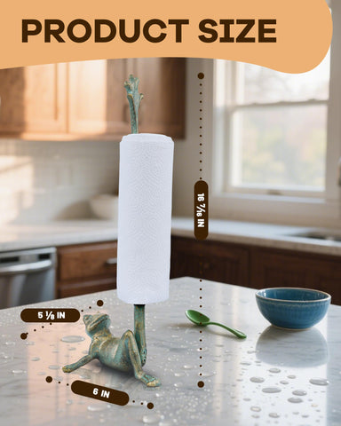 Gardmate free-standing cast iron design adds playful decor to kitchen or bathroom