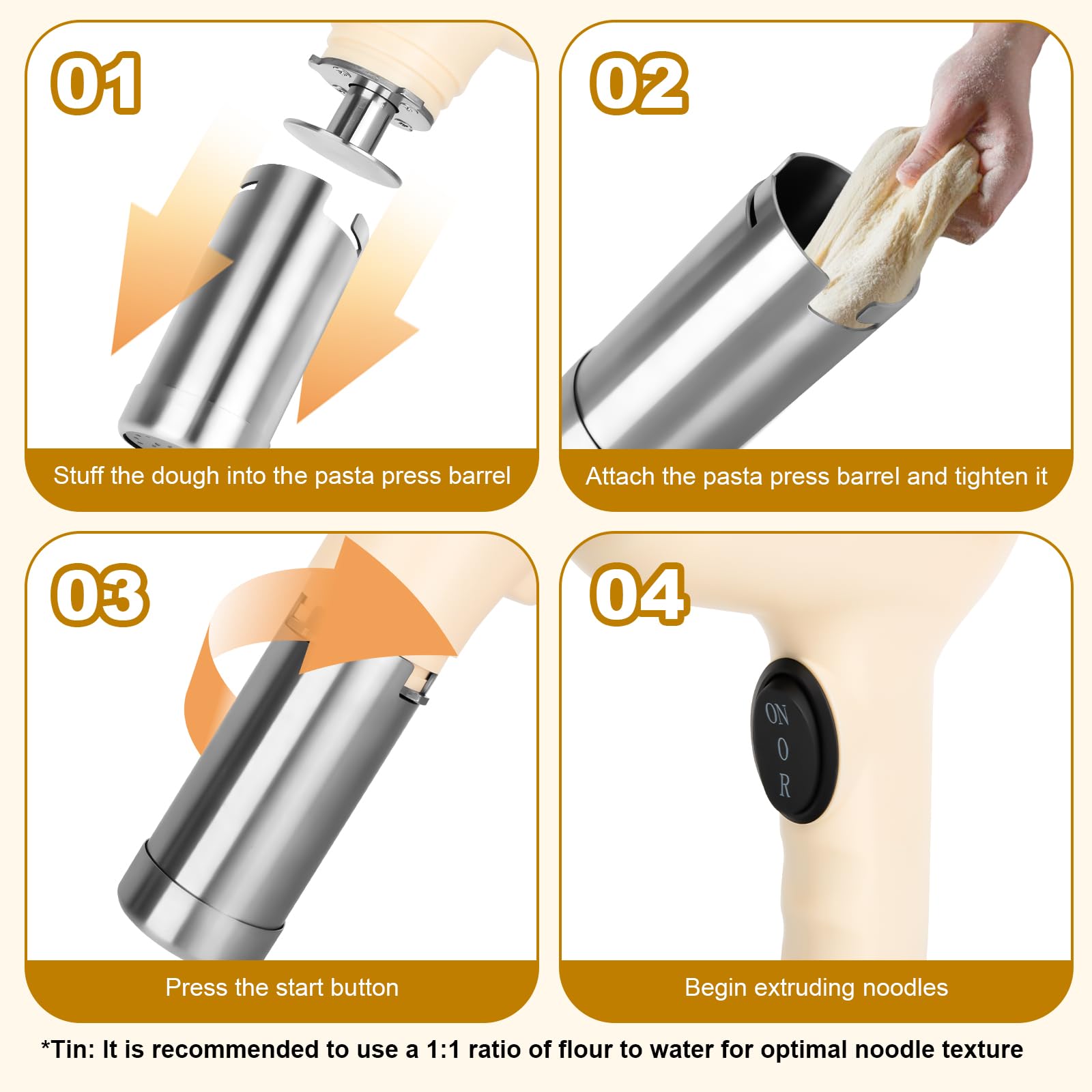 GARMEE dough dies and accessories simplify starting pasta projects at home