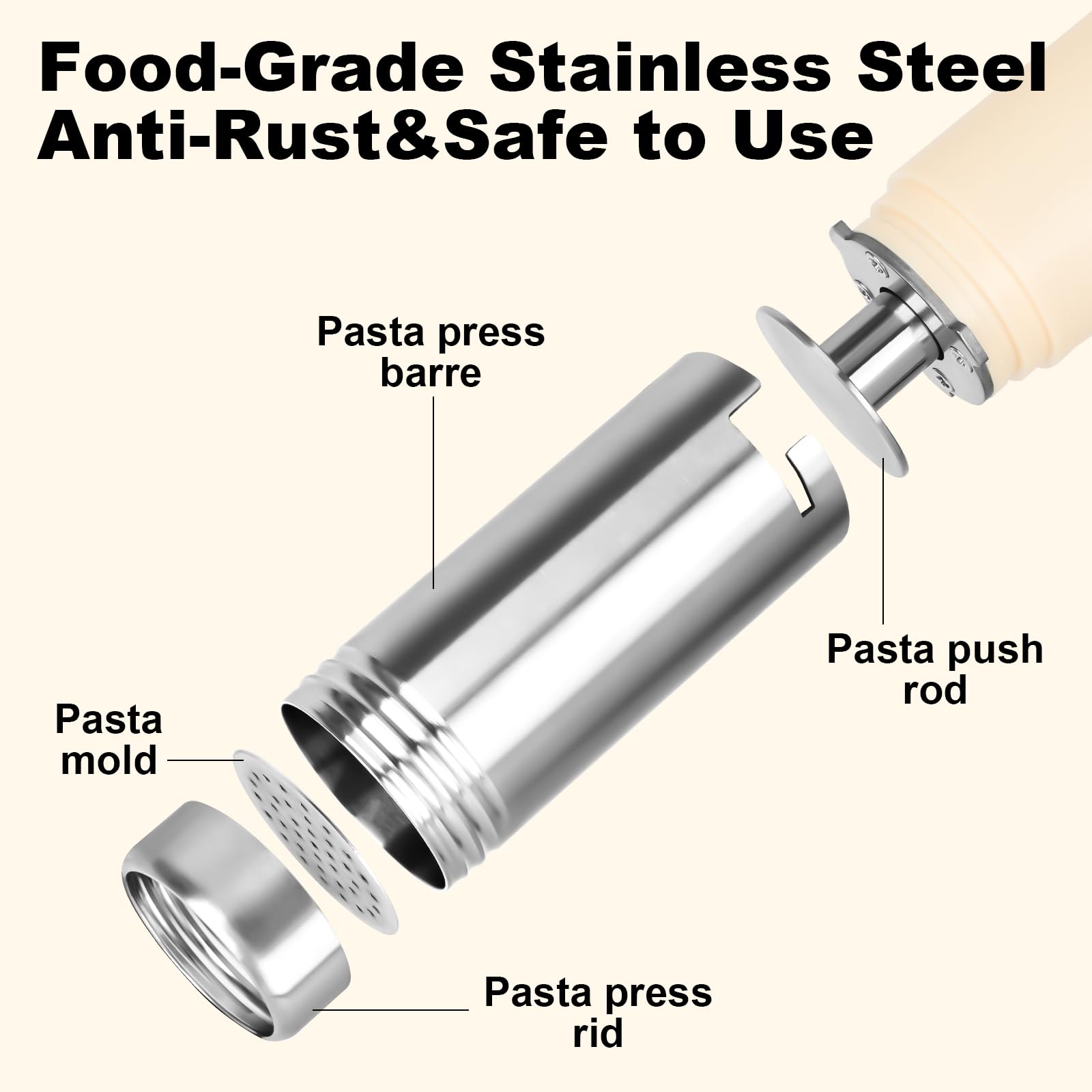 GARMEE stainless steel build ensures safe, hygienic operation